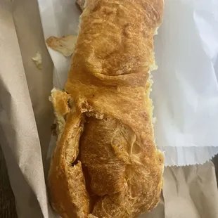 Kolache made with croissant dough