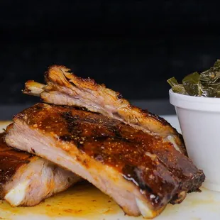 ows ribs and greens