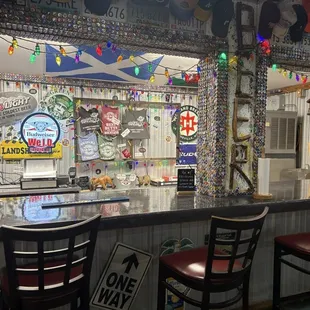 Counter and bar area