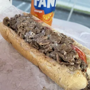 Philly Cheesesteak Sandwich