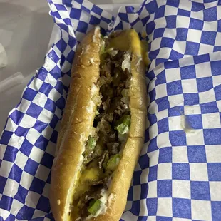Philly cheese steaks