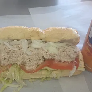 Tuna hoagie
