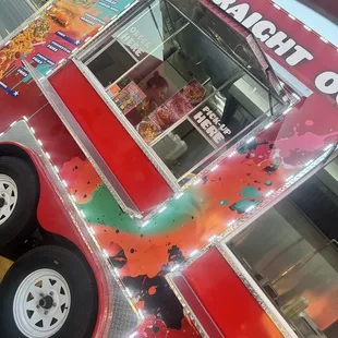 They have cheesesteaks with provolone, cheese whiz, or American cheese. Also fries.