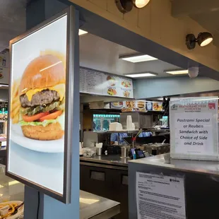 Phil&apos;s deli burger
