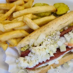 One Kosher Dog with a side of FF. @poprockphotography