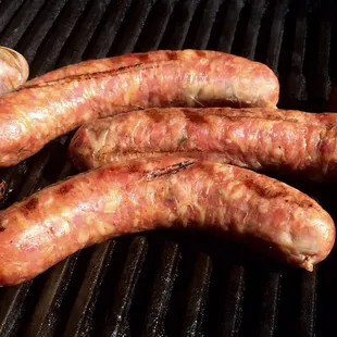 Handmade sausages