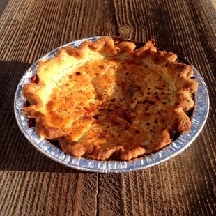 Homemade chicken pot pie