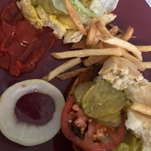 burgers, food