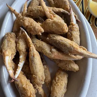 Delicious crab claws. Seasoned to perfection