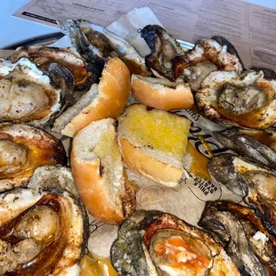 Charbroiled oysters