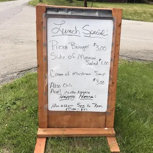 Always outside specials.