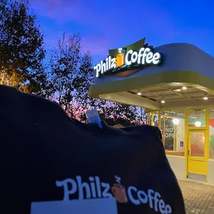 The Sun rises with "Philz Coffee" in Castro Valley, CA