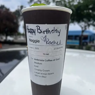 Ambrosia Coffee of God