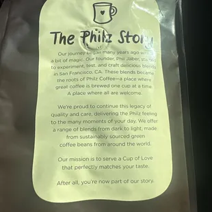 Philz story