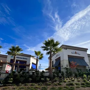 In the Target parking lot, next to Mendocino Farms &amp; Dave's Hot Chicken