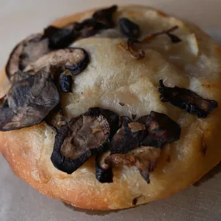 Mushroom and Potato Focaccia