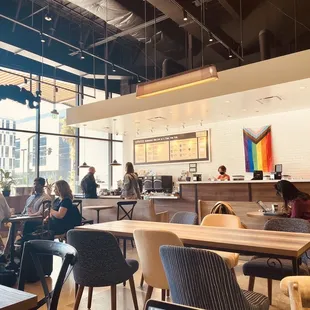 Spacious layout and plenty of seating options