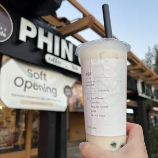 The classic milk tea