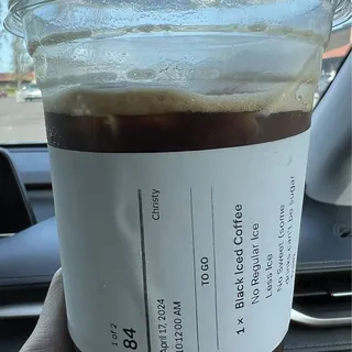 Black Iced Coffee
