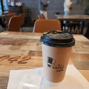 Matcha latte $6. Happy Friday for their 3rd location grand opening 2/7/25