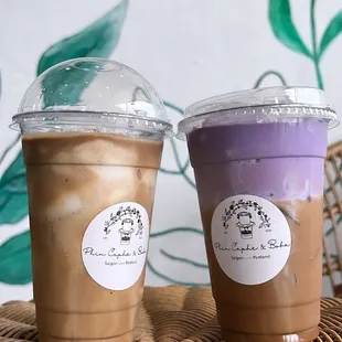 Ube Coffee + Coconut Coffee