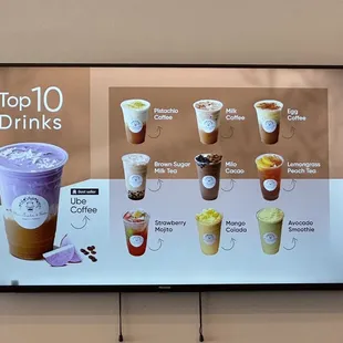 Top 10 drinks 7.4.23