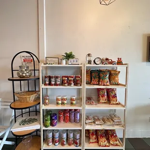 Snacks shelf