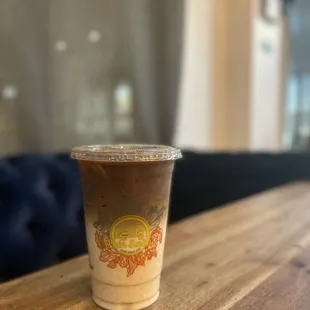 Large Iced Banana Coffee