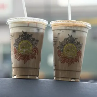 Ca Phe Sua Da peppermint sea salt foam and regular sea salt foam