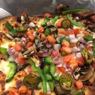 Veggie Flatbread.
