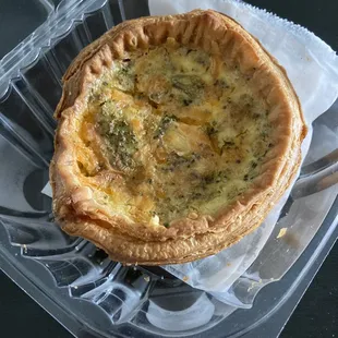 Broccoli and Cheese Quiche