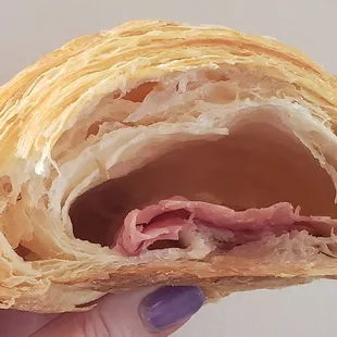 Egg and Cheese Croissant Sandwich