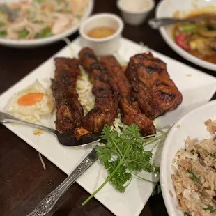 Lemongrass pork ribs