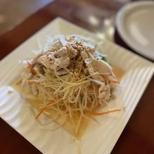 a plate of food