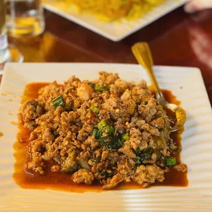 a plate of food