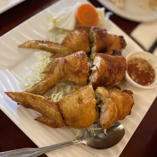 a plate of food