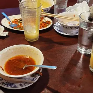 Hue beef soup and Boba tea