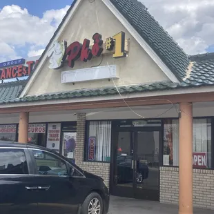 Pho #1.  Front of restaurant.