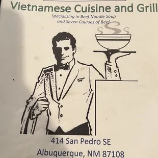 2022 Current Menu