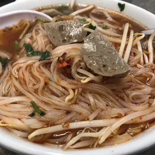 Pho #17-Meatball and noodle