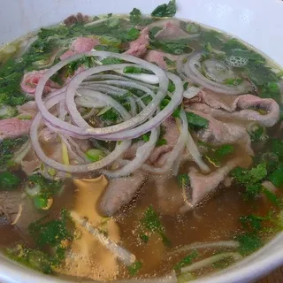 12. Well-Done Beef and Rare Beef Noodle Soup