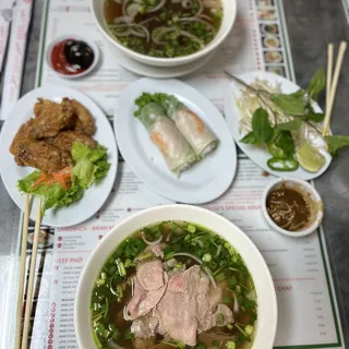 4. Rare Steak and Lean Brisket