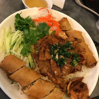 43. Grilled Pork and Egg Rolls Bowl