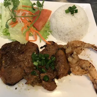 52. Grilled Shrimp Rice Plate