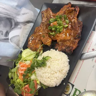 57. Grilled Pork Chops Plate