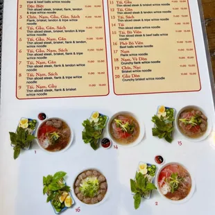 Menu - July 2022