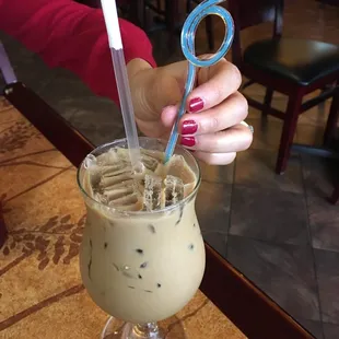 Vietnamese iced coffee. Sweet sweet sweet. $4 though...