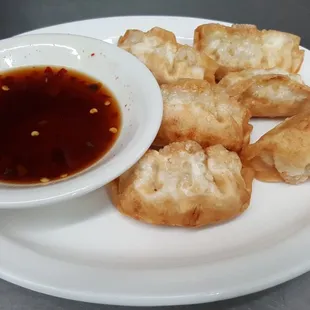 Chicken fried dumpling