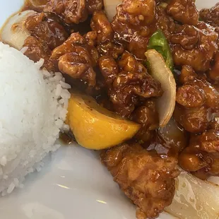 Orange chicken