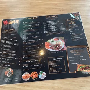 Front Menu